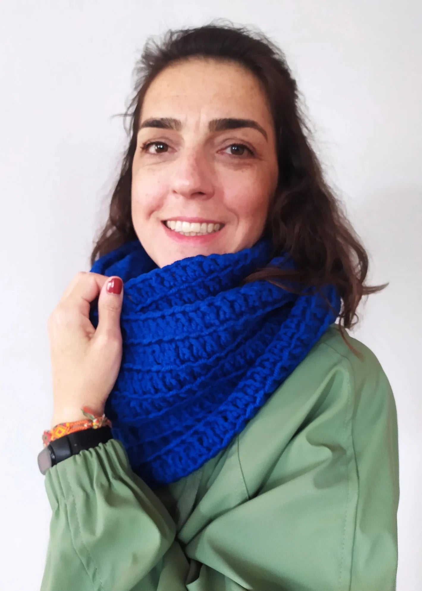 Crochet Scarf, Handmade Snood, Christmas Gift, Warm Winter Crochet Shawl, Unisex Crochet, Handmade Winter Clothing Scarf